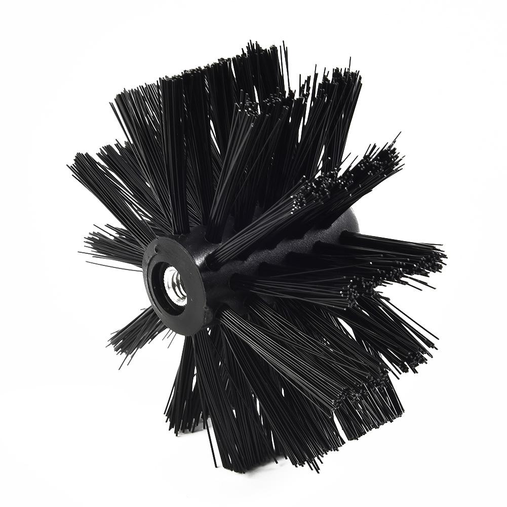 Щетка для дымохода 100/150/200 мм, нейлоновая насадка для чистки вентиляционных отверстий, щетка для удаления ворса из дымохода, насадка для чистки камина