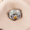 Genuine Citrine Gemstone 925 Sterling Silver Jewelry Handmade Ring For Women RR-16-7