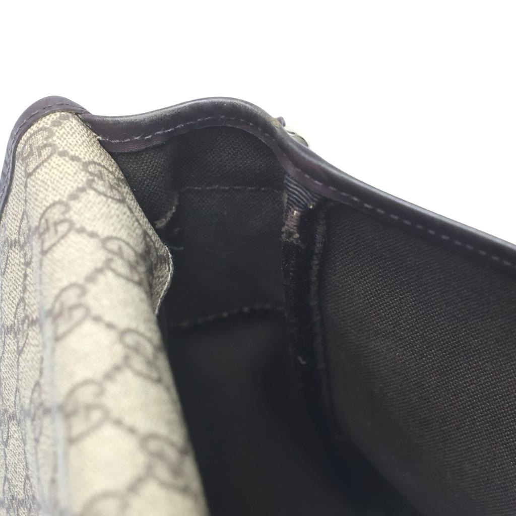 Gucci GG plus GG Supreme Сумка через плечо GG Supreme Canvas Коричневый 201732 002122 Б/у