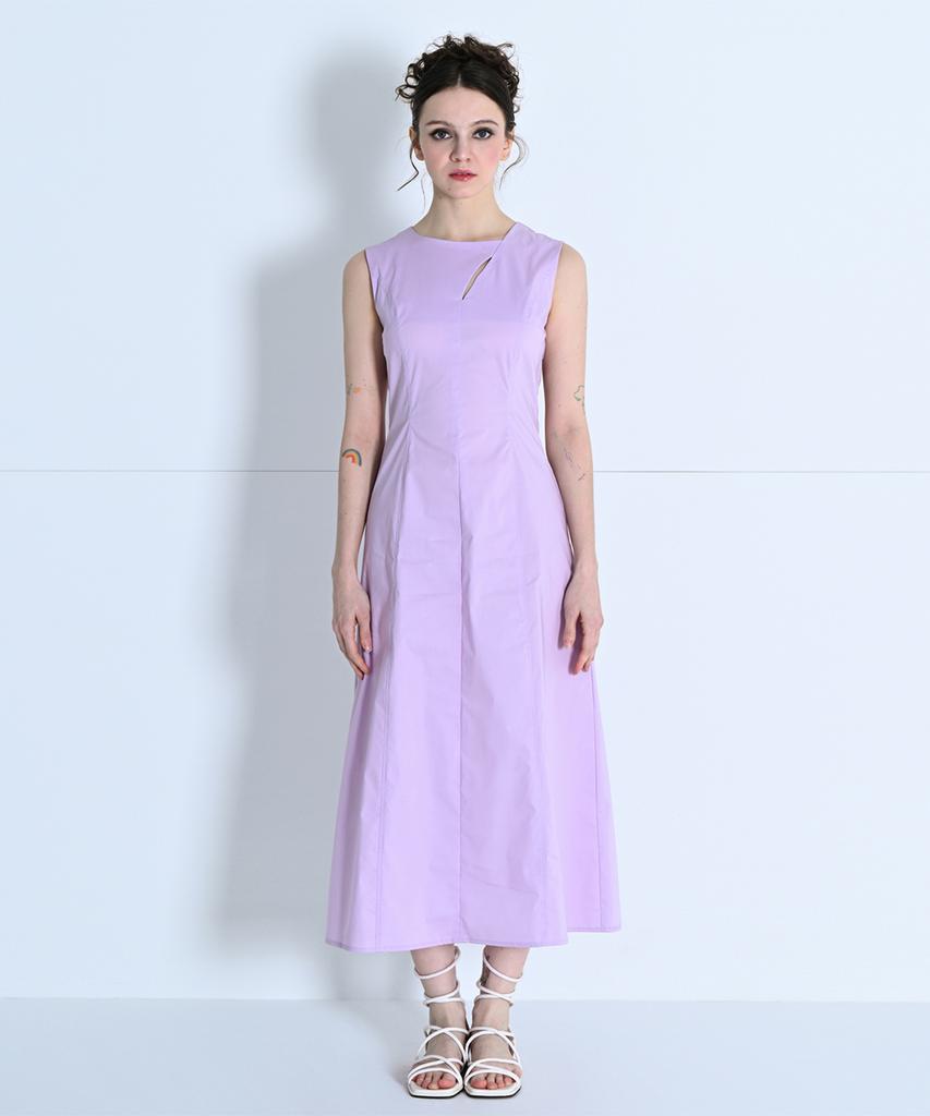 Make A Toast Cutout Maxi Line Dress Lilac Mbcsop003Lc