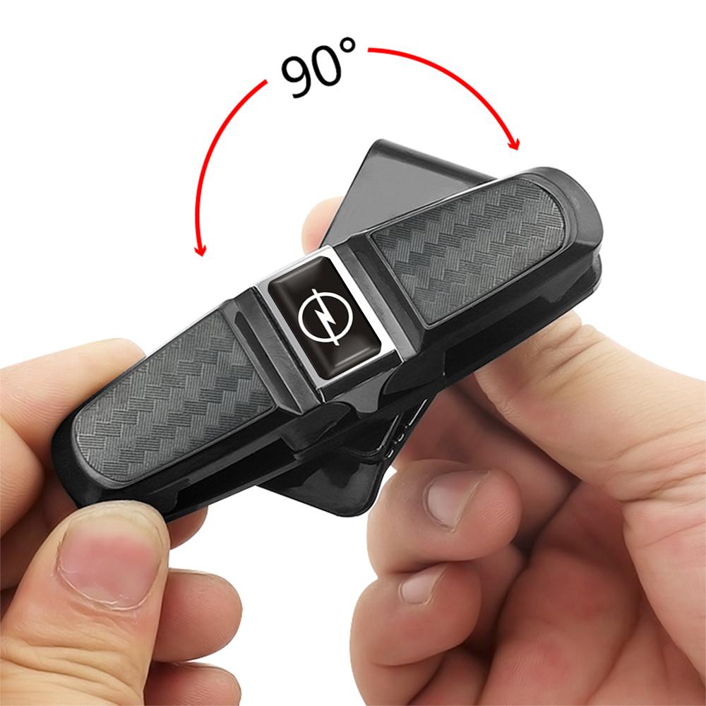 Car Sun Visor Glasses Clip Card Ticket Holder Sunglasses Storage Fastener For Opel Mokka Corsa Meriva Zafira J Car Wheel Hubcap CA3