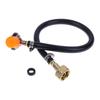 Gas Refill Adapter Leakproof Rubber Gas Refill Pipe Tube Cylinder Convertor Filling Tank Coupler Accessories Valve Braided Hose