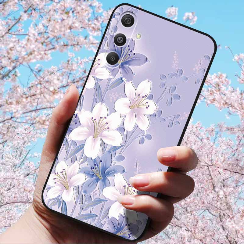 Для Samsung Galaxy A16 5G 4G Чехлы 3D Рельефные Мягкий Силиконовый Чехол Ретро Тисненый для Galaxy S24 FE Plus S 24 Телефон 3D Мягкие Чехлы