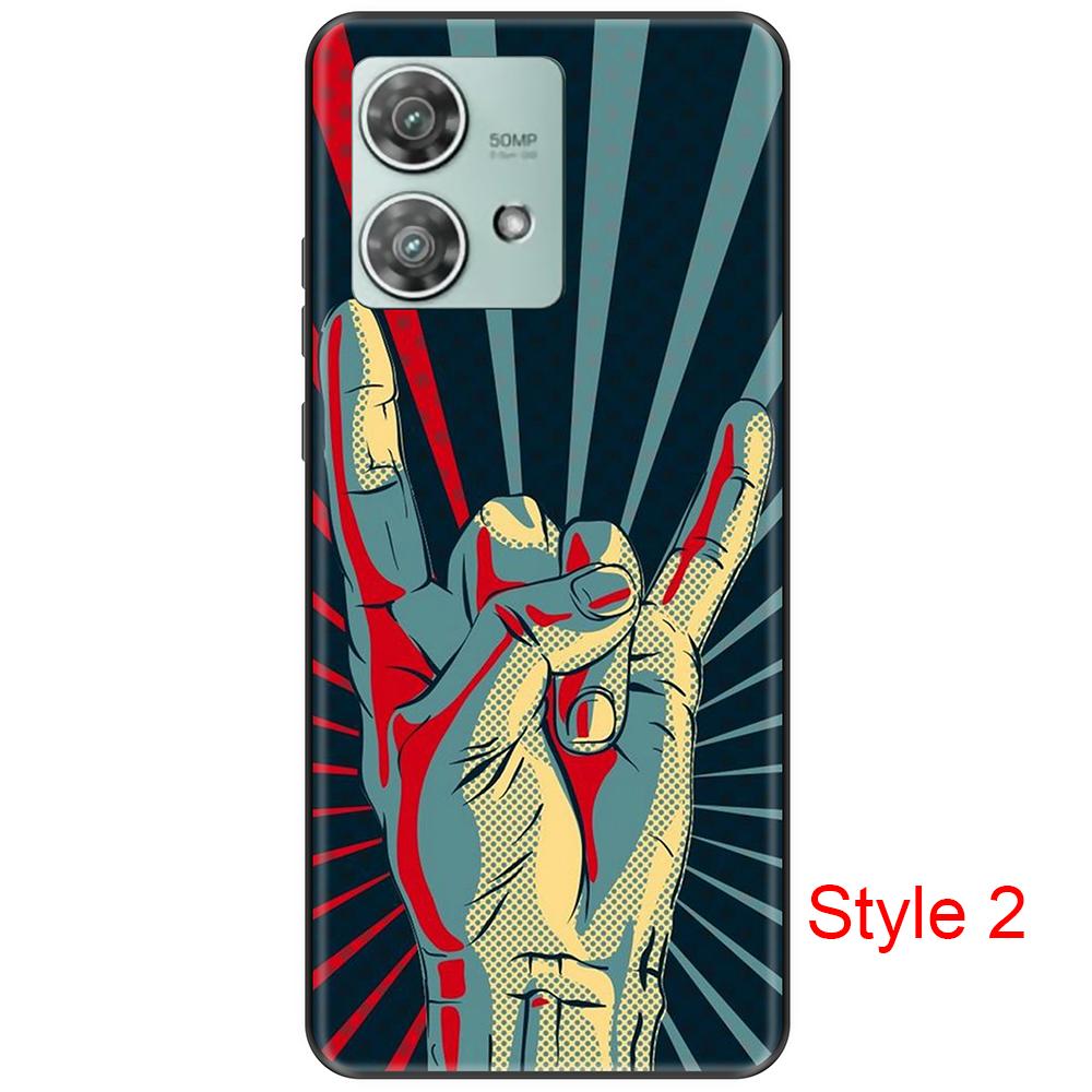 Чехол для Motorola Edge 40 Neo для Moto Edge 40 Neo, модный индивидуальный силиконовый защитный чехол, чехлы для телефонов Edge 40 Neo, силиконовый чехол против падения