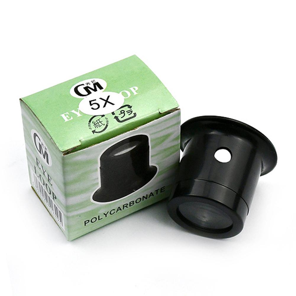 Увеличительное стекло 3/5/10/30X K9 Оптическая линза Монокль Лупа Лупа Глазная линза Ремонт часов для монет Штампы Ювелирные изделия Лупа