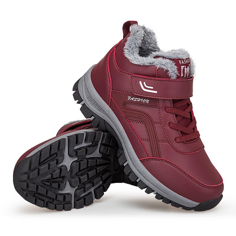 36-46 Пара Зимние Плюс Мягкие Теплые Ботинки Из Хлопка Зимние Ботинки Походная Обувь Обувь Для Пожилых Спортивная и Повседневная Обувь Из Хлопка