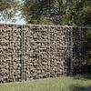 VidaXL Gabion Basket with Lid 150x100x100 Cm Galvanized Iron, Gabion Wall, Gabion Retaining Wall, Fence In 3295191