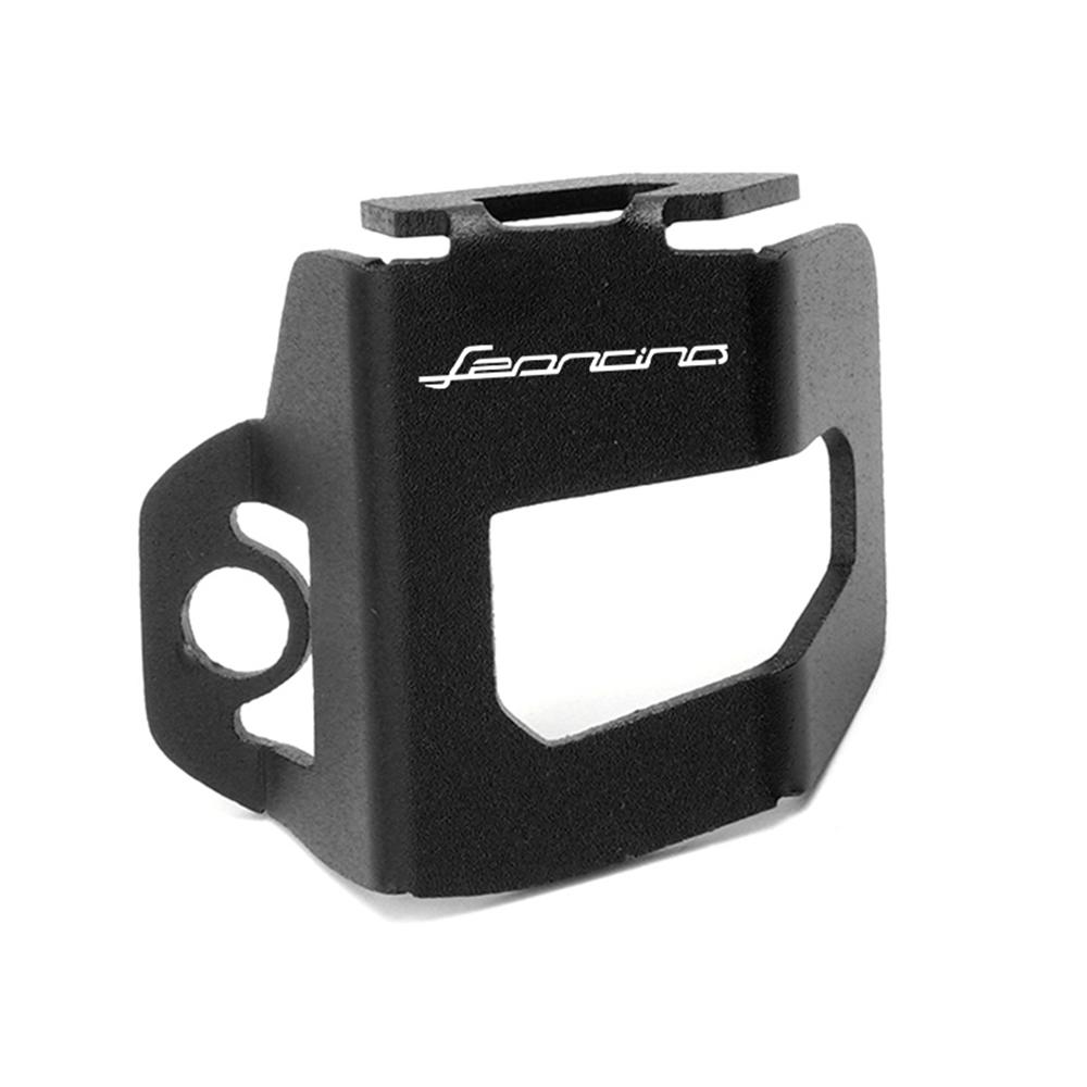 CNC Motorcycle Rear Brake Fluid Tank Reservoir Guard Cover Oil Cap Protector For Benelli TRK 502 502X BJ500 Leoncino