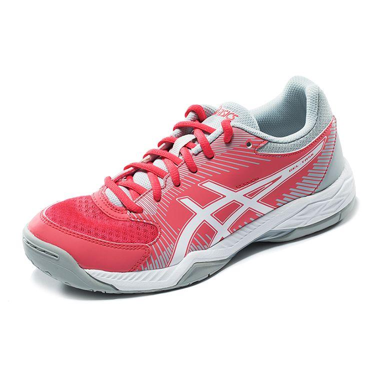 Asics Gel-Task Sports Повседневные Тканевые Синтетическая Кожа Прочные Низкие Кроссовки для Бега Женские Кроссовки Красные B754Y-1901