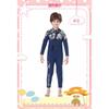 Kids 2.5mm Neoprene Wetsuit Full Body Long Sleeve Front Zip Rash Guard Snorkeling Swimming Surfing UV Protection