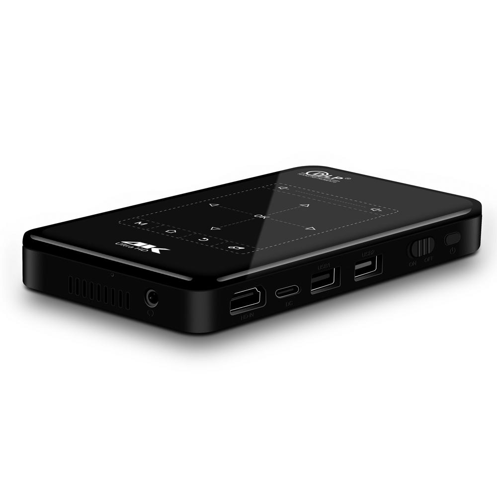 Vivicine Новейший HD Mini Smart DLP 4k проектор Android 9.0 5G Wifi BT встроенный динамик аккумулятор карманный телефон проекторы