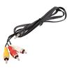 Переходник-адаптер RCA папа 1м, 3,5мм Jack на 3 RCA, аудио/видео кабель AV