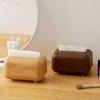Anti Slip Imitation Wood Grain Tissue Box Multi-functional Napkin Dispenser  Office