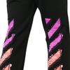 Off-White OFF WHITE SS21 Knitted Sweatpants Men's Black OMCH030R21FLE0011032