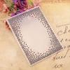 3D Embossed Folder For DIY Relief Craft Making Background Greeting Card Scrapbooking No Stamp Metal Cutting Die