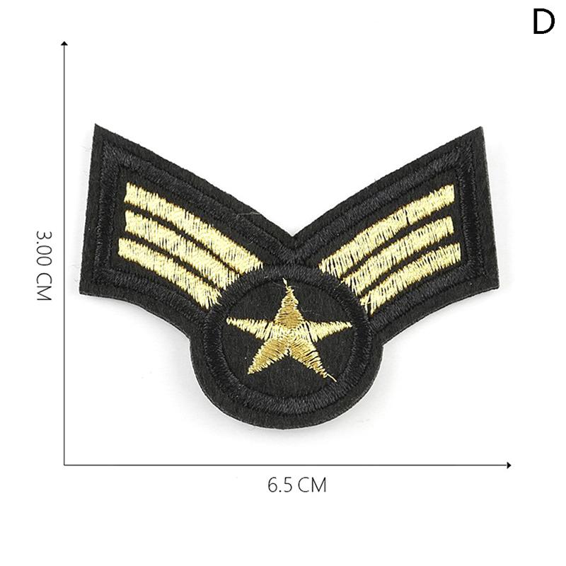 Эмблема летной куртки «Золотые крылья» с липучкой «Мини-орел»