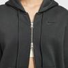 Nike Casual Sports Simple Fleece Warm Hooded Jacket Women Jackets Gray DQ5759-060