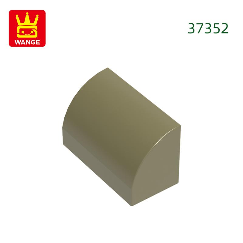 Нетоксичный 166 шт./лот Изогнутый 1x2x1 С шипами по углам Блок Moc Цветные Аксессуары Совместимые с 37352 Кирпич DIY Детская игрушка