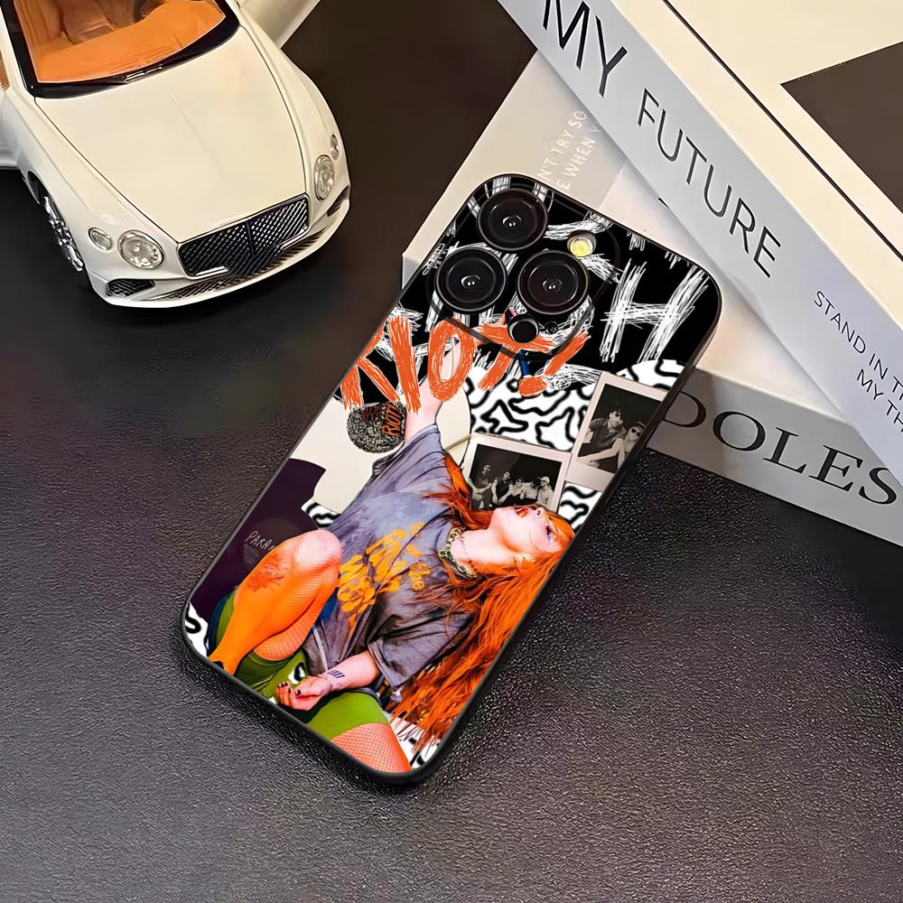 Крутой чехол Paramore для телефона iPhone 16 Pro Max, 17 Pro Max, 14, 15 Plus, 12, 13, 11 Pro, Xr, X, Xs, SE, задняя крышка