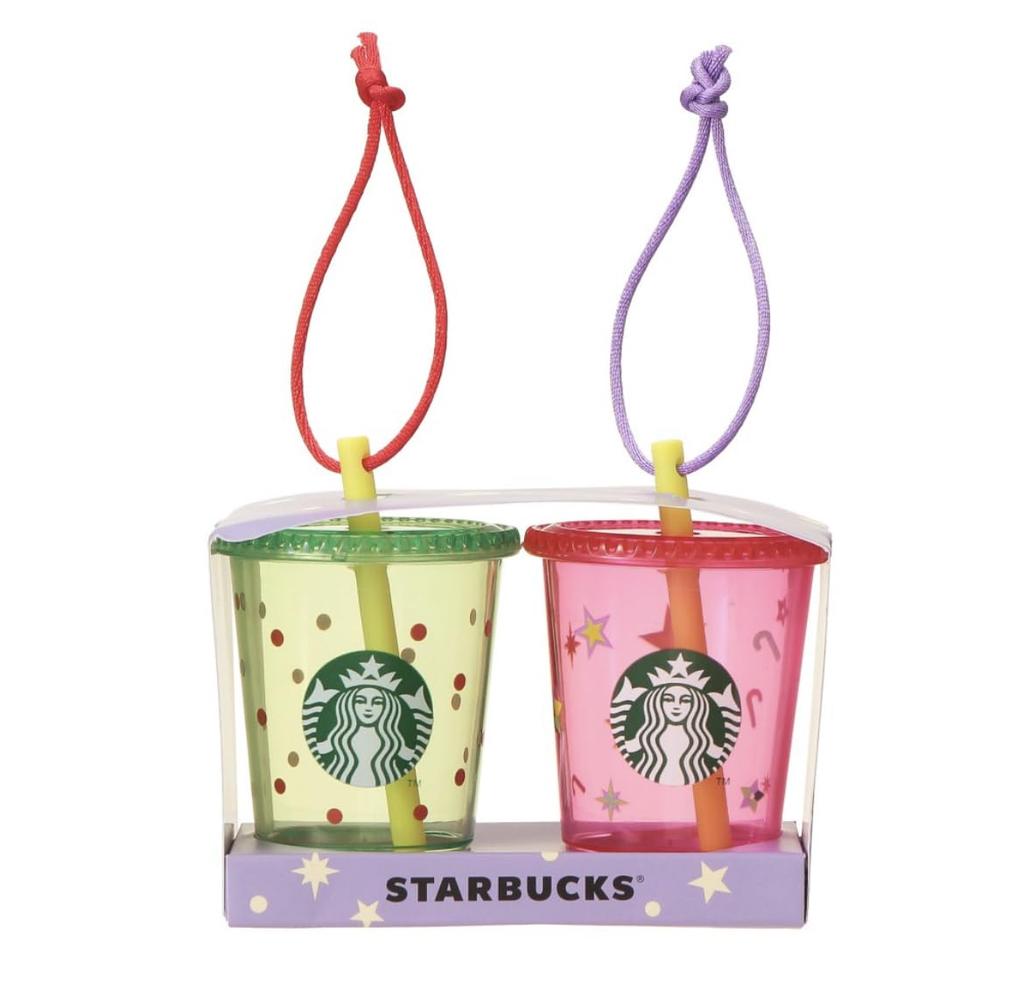 Starbucks Holiday 2023 Ornament Cold Cup Set