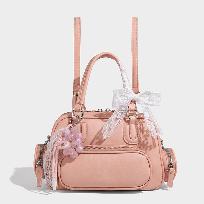 2025 Summer New Niche Fashion Handbag, Large Capacity, High-End Feel, Single Shoulder Crossbody Boston Pillow Bag