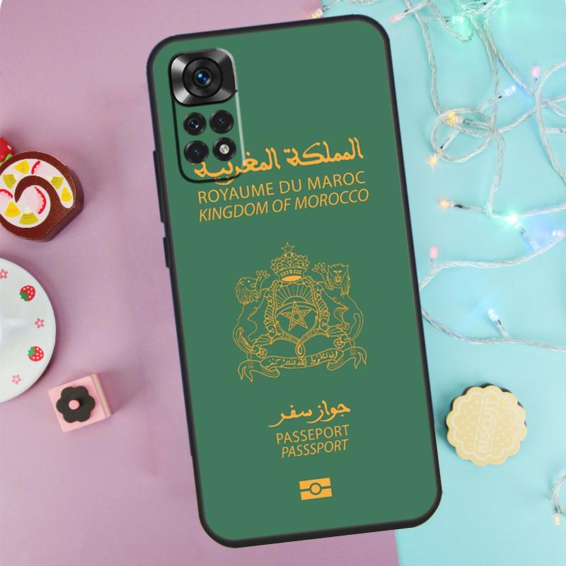 Чехол с гербом и флагом Марокко для Xiaomi Redmi Note 14 Pro 9 10 11 12 13 9S 10S 11S 12S Redmi 14C 10C 12C 13C
