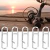 100PCS High Strength Fishing Lure Clips Lightweight Fishing Lure Connectors  Saltwater Fishing