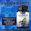 Pslalae Elderberry Capsules, containing Vitamin C and Zinc, suitable for adults.