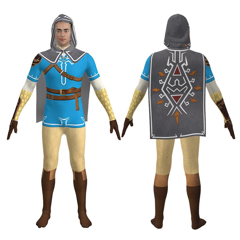 Halloween cosplay The Legend of Zelda play costume adult children tights new digital printing
