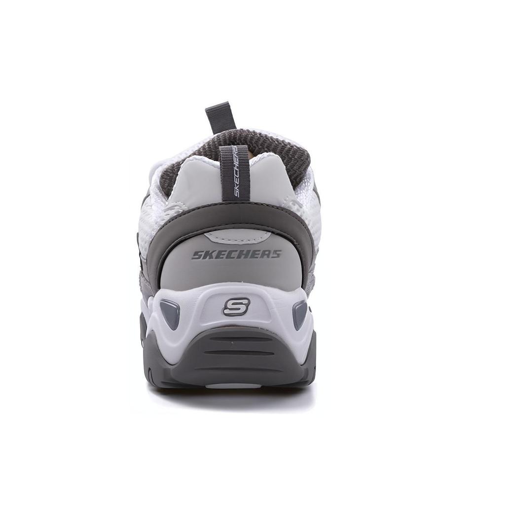 Skechers DLites 2.0 Monster Sweetheart Сетчатые Низкие Кроссовки на Шнуровке с Круглым Носком в Стиле "Папа" Женские Серый Белый 99999693-WGY