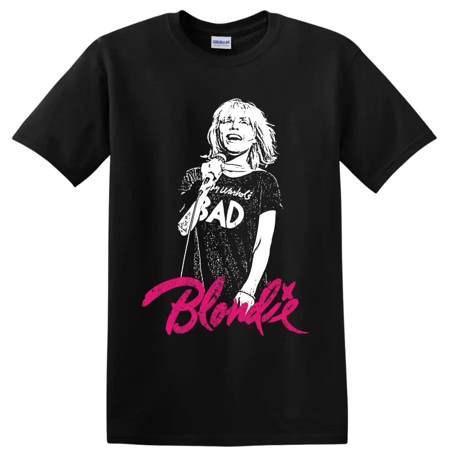 Blondie Punk Rock Band Portrait T Shirt Debbie Harry Graphic Tee Music Fan Gift