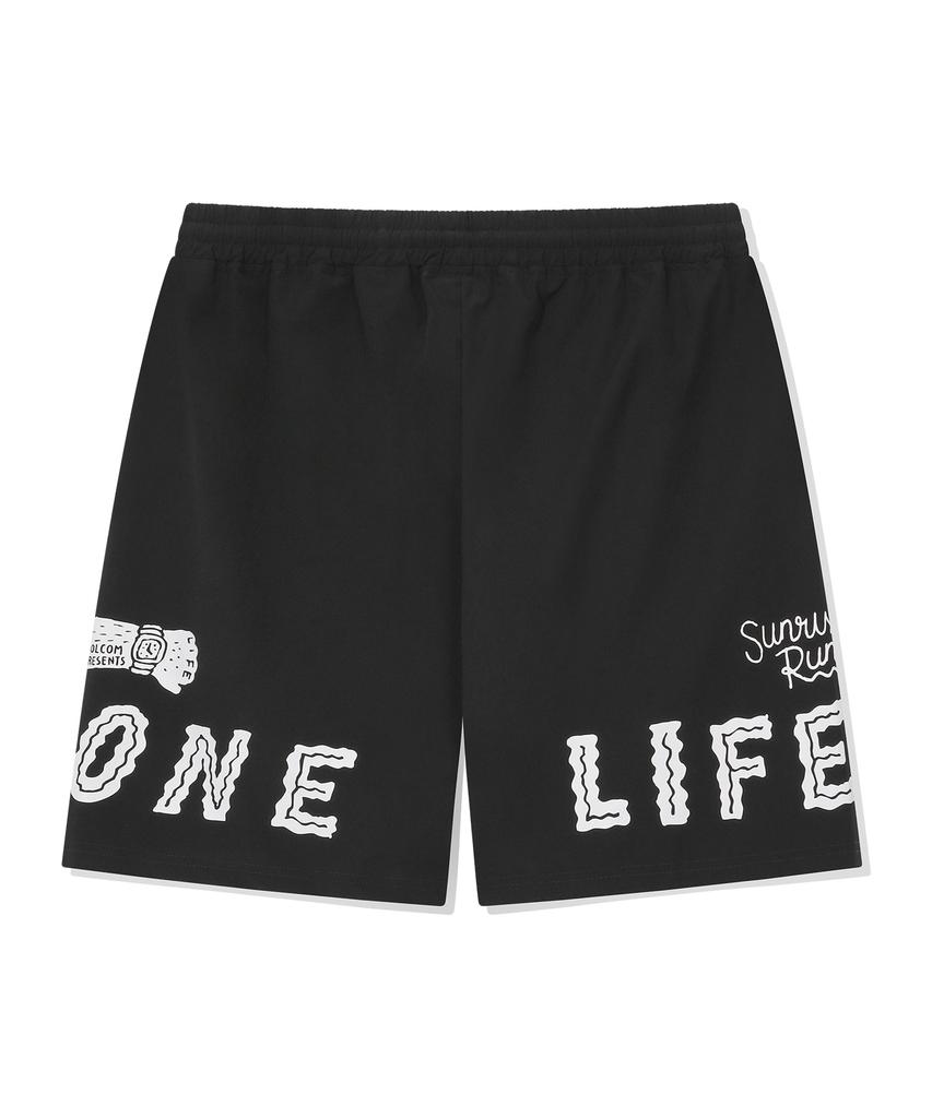VOLCOM [Volcom X One Life] Утилитарные шорты средней длины (черный)