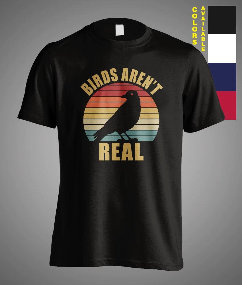 Birds Aren't Real Vintage Movement If It Flies It Spies Conspiracy Theory TShirt