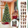 Dog Christmas Countdown Calendar 24 Days Acrylic Ornaments Dog Drinking Coffee Charm Advent Calendar Pet Lover Gift Xmas Decor