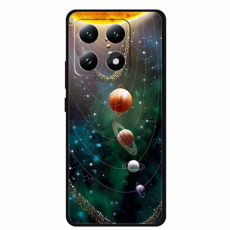 For Xiaomi 15T 5G Case Silicone Luxury Animal TPU Soft Printing Bumper for Xiaomi 15T Pro 5G Starry Sky Scenery Shockproof Cover
