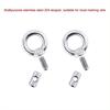2PCS/set Awning Rail Campervan Awning Rail Stoppers 6mm Stops Hooks Stainless Steel RV Trailer Accessories Tarpaulin Stoppers