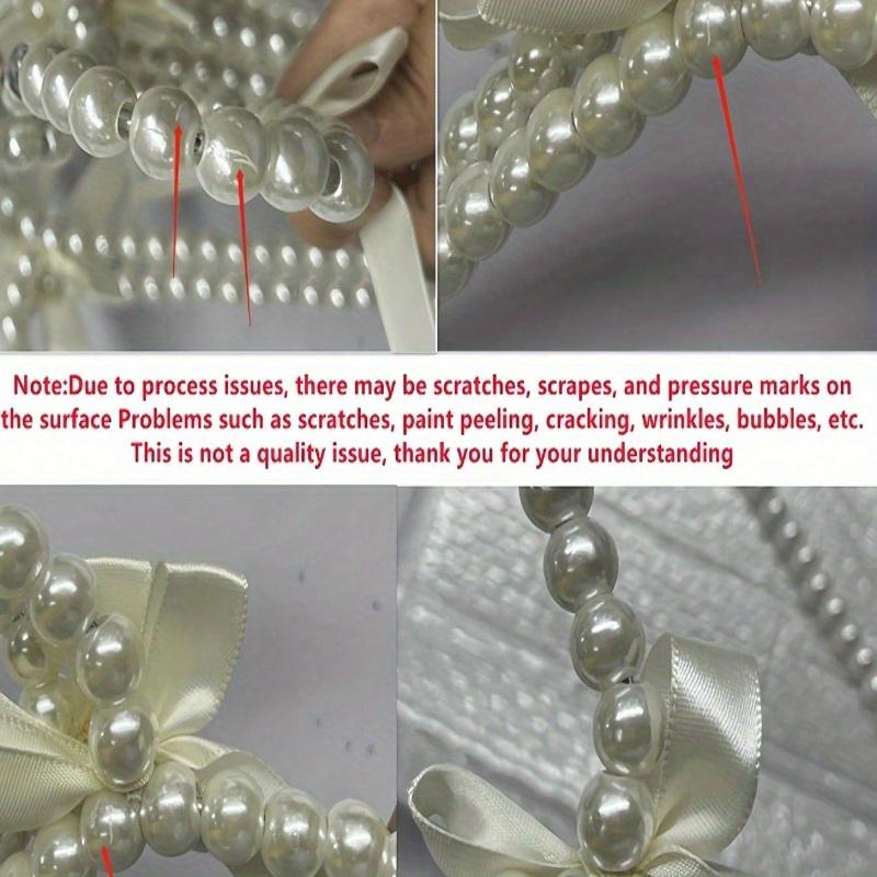 Пластиковая белая вешалка с бусинами из искусственного жемчуга, вешалка для хранения одежды, для сушки, для хранения пальто, рубашек, пижамных брюк, свадебных платьев, юбок, домашний декор, осень