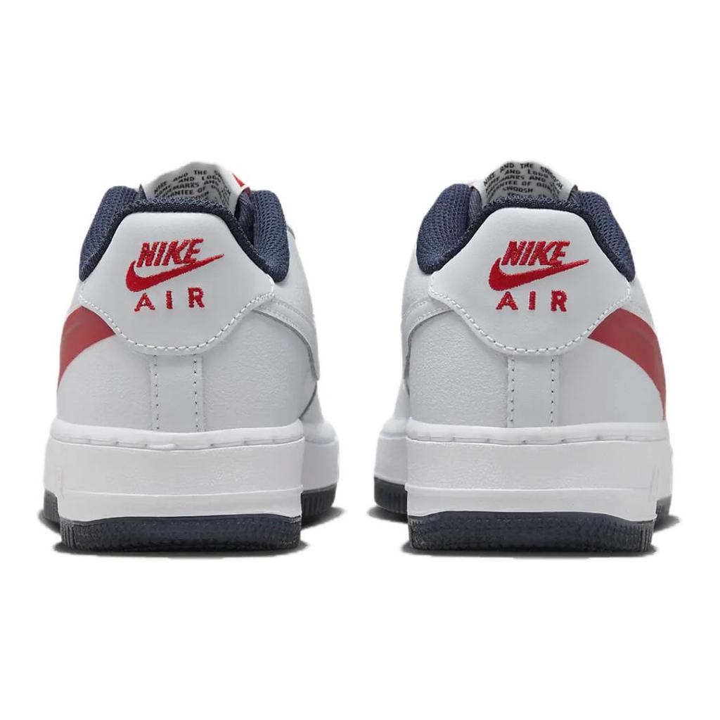 Nike Air Force 1 LV8 4 GS Kids Pure Platinum University Red Obsidian FQ4118-001