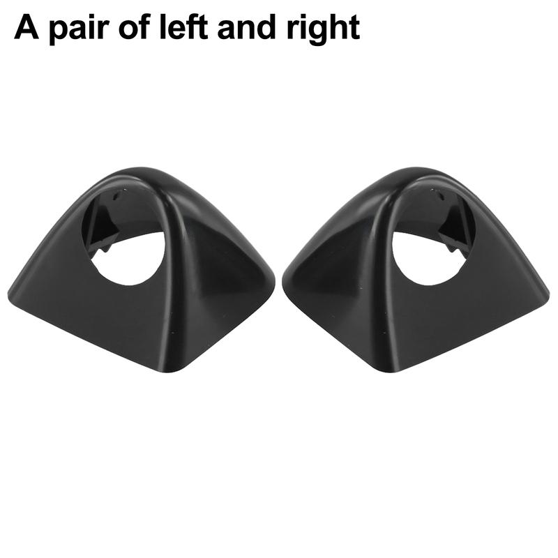 Front Left Right Headlight Washer Cap Cover Pair For BMW For X5 E53 1999 To 2002 Direct Fit Replacement Plastic Trim Assembly