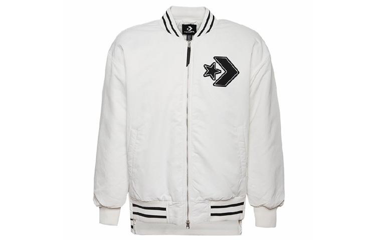 Converse Baseball Jacket Men's White 10019324-A01