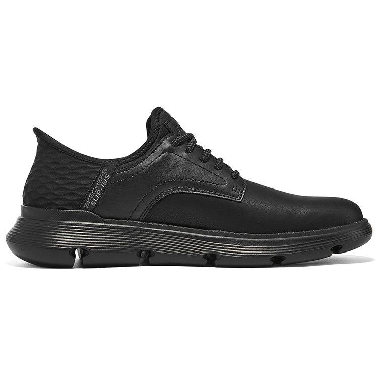 Skechers Garza Устойчивые к истиранию Низкие Повседневная обувь Мужская Черный 205046-BBK