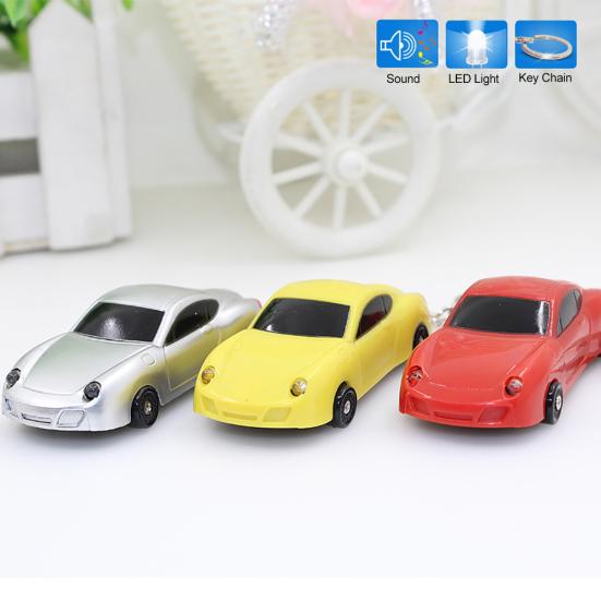 Подвеска светодиодный свет звуковой рог брелок брелок кольцо сумка телефон декор