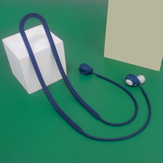 Ремешок для наушников против потери, шейный шнурок, надежный водонепроницаемый силиконовый, удобный для ношения наушников для Sony