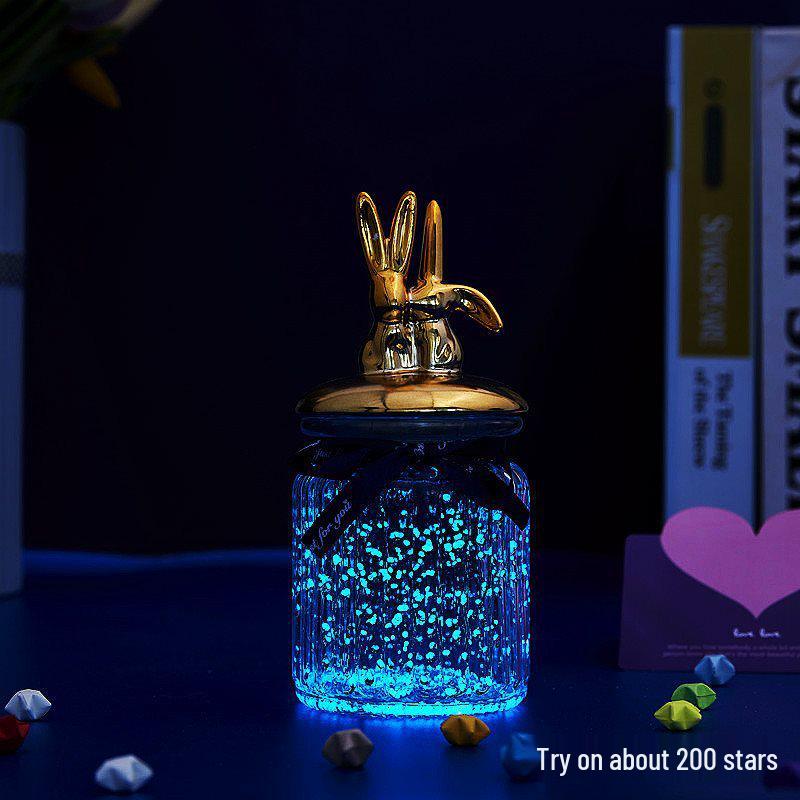 Luminous Glow-in-the-Dark Star Bottle Ornament - Creative Gift for Birthdays or Valentine's Day