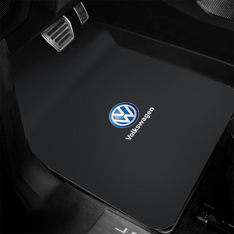 O3Car Floor Mat Auto Front and Rear Carpet Foot Mats with Rubber Backing For Volkswagen Tiguan Golf Passat Polo Touareg Magotan