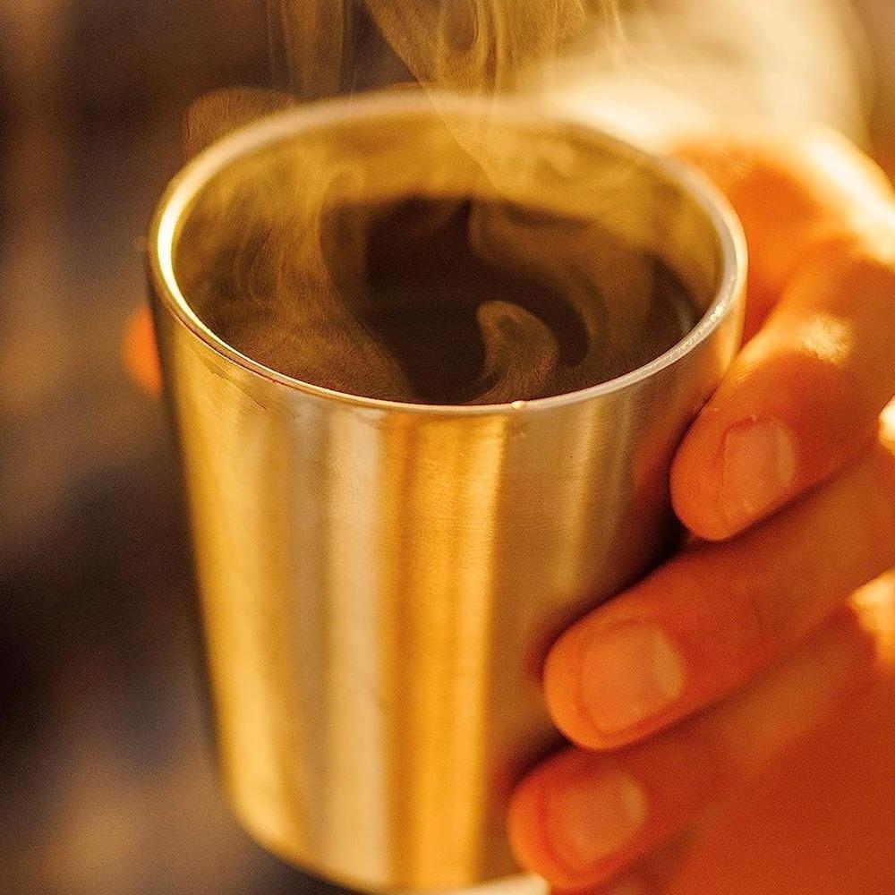 Travel Mugs Metal Cups Drink-ware Camping Cups Gifts Stainless Steel 304 Cup