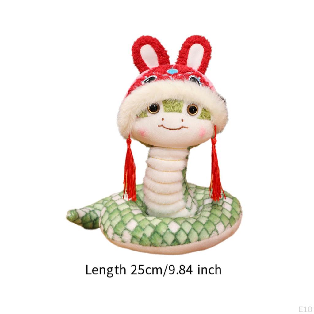 Snake Plush Toy for Chinese Year Collectible Figurine Kids