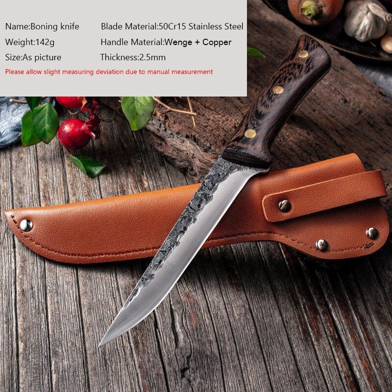 Нержавеющая сталь обвалки Кливер Нож для рыбы Кухонный нож Нож шеф-повара Филейный нож Резак Инструмент