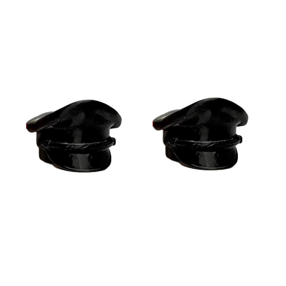 2PCS Creative Hat-shaped Bottle Cap Plastic Sunshade Cap Ornaments Cute Beer Bottle Cap Drink