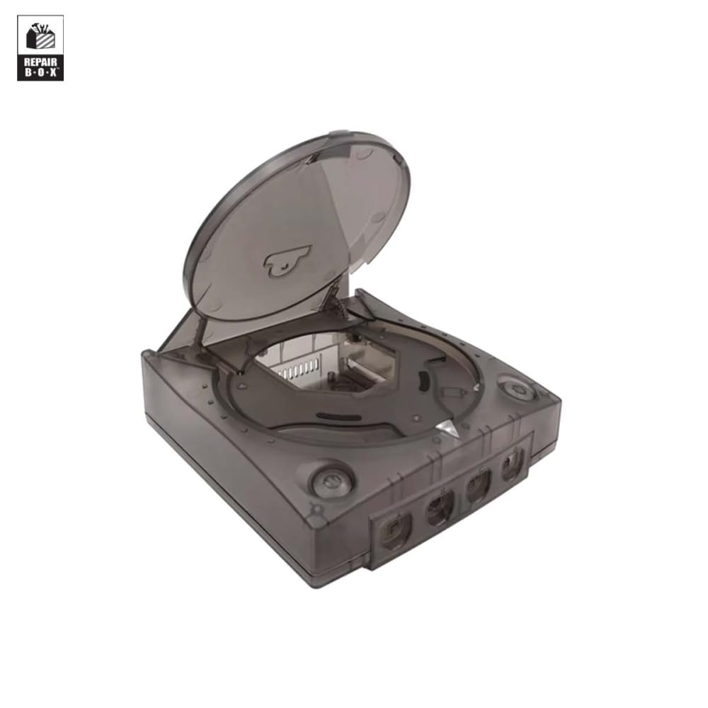 HYPERKIN RepairBox Custom Exterior Smoke Gray Replacement Case Set for SEGA Consoles For Repairing and Customizing Retro Game Consoles Full Package